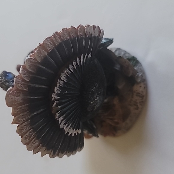 Country Farm Couple Bareroot  Thanksgiving Turkey Decor - Picture 9 of 11